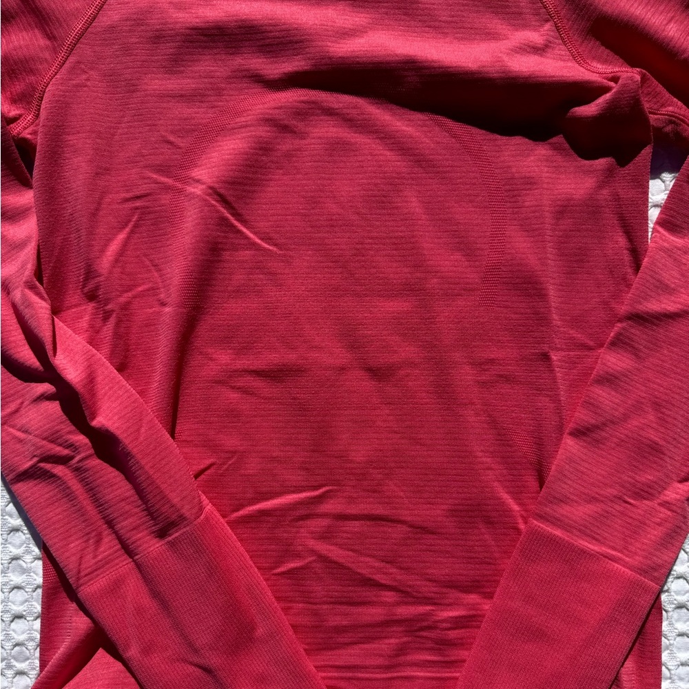 Lululemon Long Sleeve Swiftly Tech Color Lipgloss… - image 3